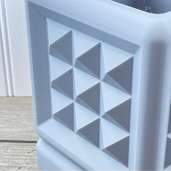 The Nova Square Planter, Flower Pot, Planter with Tray, Succulent, 4” Opening - Picture 5 of 10